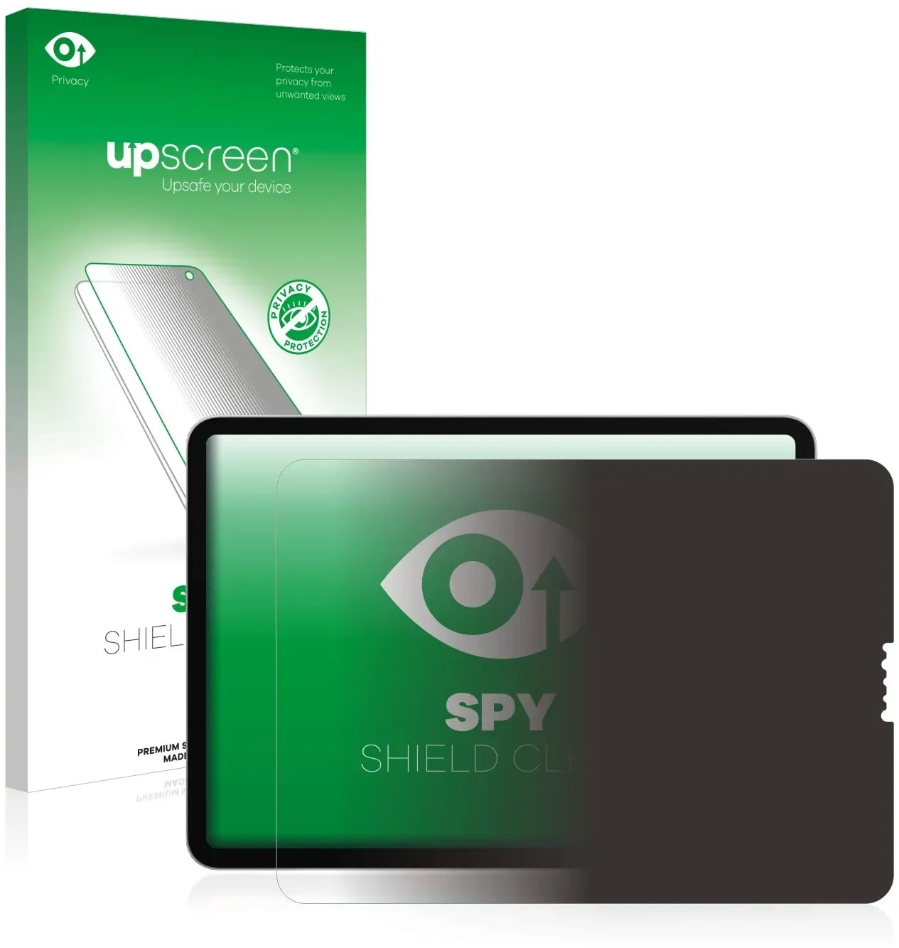upscreen Anti-Spy Blickschutzfolie für Apple iPad Pro 11" 2018 (im Querformat) Privacy Screen Displayschutz-Folie [Sichtschutz, Blaulichtfilter]