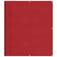 VidaXL Balkon-Sichtschutz Rot 120x1000cm 100% Polyester-Oxford