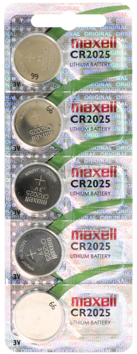 Preisvergleich Produktbild Maxell CR2025 Lithium Batterie IEC CR2025, 5er Set