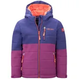 Trollkids Ski-/ Snowboardjacke Hemsedal XT Dunkellila/Helle Beere/Strahlendes Rot, One Size