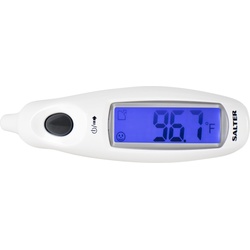 Salter, Fieberthermometer, TE-150-EU Digitales Fieberthermometer Kontakt-Thermometer Weiß Ohr Tasten (Ohr)