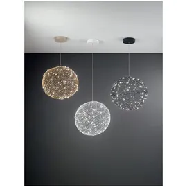 Fabas Luce Sumter 1-flg. Ø 50 cm rund weiß