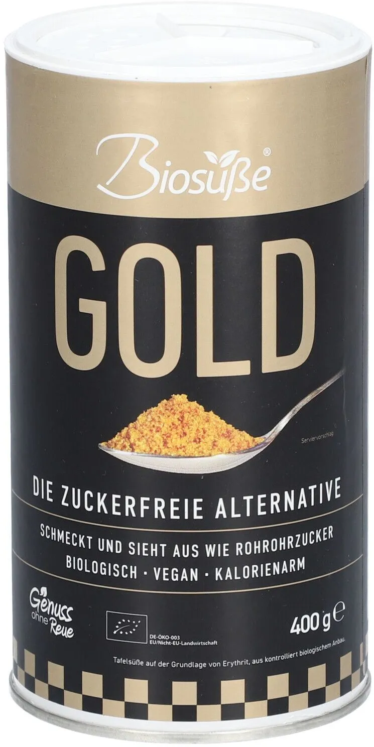 Biosüße Bio-Erythrit Gold