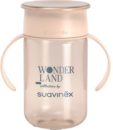 Suavinex Becher 360° +12m 340ml Wonderland Pink 1 Stück