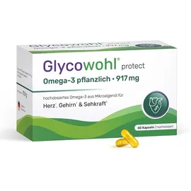 GLYCOWOHL Omega-3 Kapseln 917 mg vegan + DHA + EPA + DPA
