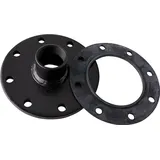 TWL Technologie Flanschplatte 8-Loch 180 mm mit 1 1/2 Zoll IG und Dichtung Adapter Elektroheizer