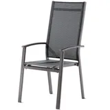 Sieger Lima Stapelsessel 60 x 132 x 108 cm eisengrau