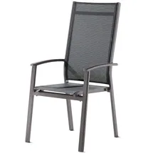 Sieger Lima Stapelsessel 60 x 132 x 108 cm eisengrau