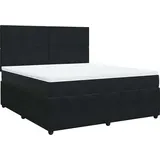 vidaXL Boxspringbett 180 x 200 cm Schwarz
