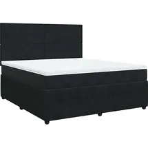 vidaXL Boxspringbett 180 x 200 cm Schwarz