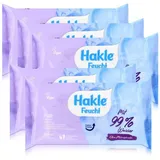 HAKLE feuchtes Toilettenpapier Hakle Feucht Pur mit 99% Wasser 42 Blatt - Toilettenpapier (5er Pack)