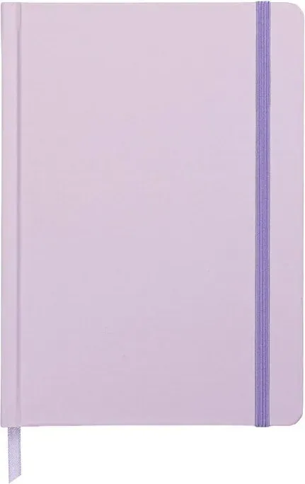 Jubiluu A5, 18 Monate, Hardcover, ohne Datumsangaben – 112 Blatt (100 g/m2 Offsetting-Papier), Lesezeichen & Gummiband – Planer ohne Datumsangaben für langfristige Planung, Zielverfolgung oder tägliche Organisation – Flieder