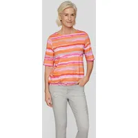 Rabe T-Shirt, mit Farbverlauf Rabe Mandarine