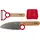 Opinel Le petit Chef Kinder Kochmesser-Set, rot/natur/silber, 3-teilig (1 Set)