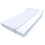 MSS e.K. Revasana Premium 7 Zonen Matratze Wellness Kaltschaum versteppter Bezug - 140 x 200 cm
