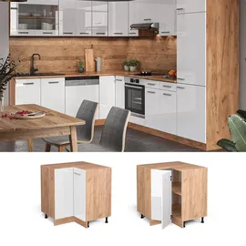 Vicco Eckunterschrank R-Line 75,6 x 75,6 x 81,6 cm Weiß