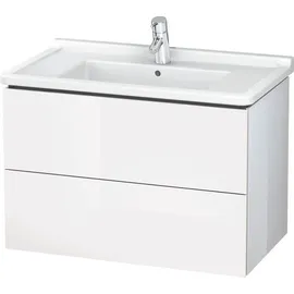 Duravit L-Cube 82x46,9cm, Ei sw, 2 Schubk., wandhängend