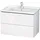 Duravit L-Cube 82x46,9cm, Ei sw, 2 Schubk., wandhängend