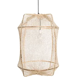 Ay illuminate Z1 Pendelleuchte black / sisal net tea dyed