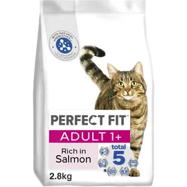 PERFECT FIT Katze Beutel Adult 1+ mit Lachs 3 x 2,8 kg