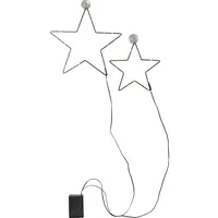 MARELIDA LED Stern Fensterdeko 50 LED schwarz