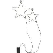 MARELIDA LED Stern Fensterdeko 50 LED schwarz