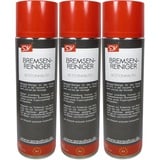 SDV Chemie Bremsenreiniger Spray 3X 500 ml Power Brake Cleaner 360° Ventil Teilereiniger