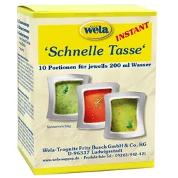 WELA Schnelle Tasse Sortiment 10-er 3 Sorten