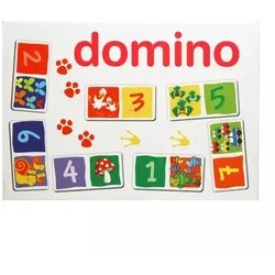 Domino mit Nummern