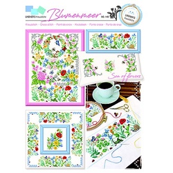 Stickvorlage "Blumenmeer"