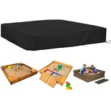 Sandkastenabdeckung 180x180cm | Wasserdicht Staubdichte Sandkasten Abdeckung | quadratische Sandkastenabdeckungen Sandkasten Abdeckplane mit Kordelzug | Pool Abdeckung | Spielzeug Sandkasten Abdeckung