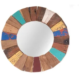 DESIGN DELIGHTS Wandspiegel Poppy 50 x 50 cm Mehrfarbig