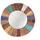 DESIGN DELIGHTS Wandspiegel Poppy 50 x 50 cm Mehrfarbig