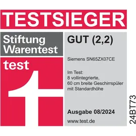 Siemens iQ500 SN65ZX07CE Einbau-Geschirrspüler (vollintegrierbar, 598 mm breit)