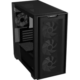 Asus A21 PLUS TG ARGB Micro-ATX Gaming Gehäuse mit Seitenfenster schwarz