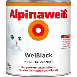 Alpina Weißlack seidenmatt 2 l