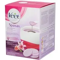 Veet Spawax chauffe-cire électrique – Cire sans bande - Parfum gourmand Figue sucrée et Lys violet Set(S) 1 pc(s)