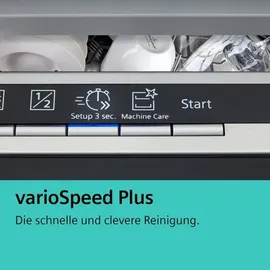 Siemens iQ300 SN43ES22AE Unterbau-Geschirrspüler (598 mm breit, Edelstahl)