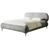 Selsey Polsterbett mit Lattenrost ¦ grau ¦ Maße (cm): B: 213 H: 96