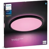 Philips Hue LED-Panel rund White & Color Ambiance Tento XL  (25 W, Ø x H: 54,2 x 3,56 cm, Schwarz, RGBW)