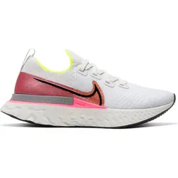 NIKE Damen Laufschuhe "React Infinity Run Flyknit", Hellgrau/Pink/Schwarz/Orange, 40