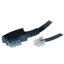 S/CONN maximum connectivity S/CONN 70170, 10 m, TAE-N, RJ12 Schwarz, Männlich,