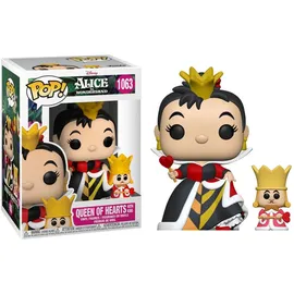 Funko Alice im Wunderland - Queen of Hearts mit King 1063 - Funko Pop! Sammelfigur
