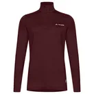Vaude Damen Livigno Halfzip II Fleecepullover - 40 - dark oak