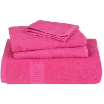 vidaXL Saunatuch 80 x 200 cm rosa 2 St.