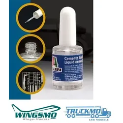 Italeri Kleber Plastikklebstoff mit Pinsel 15ml 3990