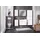 Fackelmann Kara Hochschrank 61 x 176 x 32 cm Weiß Glas/MDF/Spanplatte