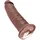 KING COCK Cock 10 Inch Brown