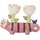 Bloomingville Kerzenhalter Missy Steingut Pink