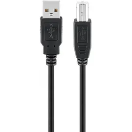 goobay USB 2.0 Hi-Speed Kabel 68901 USB 3m A/B-Stecker schwarz